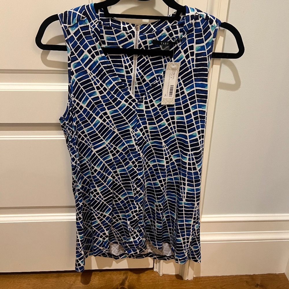 NEW! Tart Blouse (blue). Never worn. Size Small